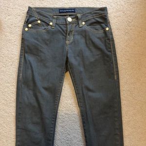 Metallic Gray Jeans